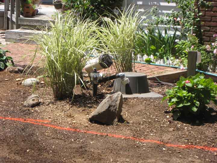 pool for garden with filter